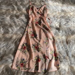 New with tag Topshop floral tie slip dress